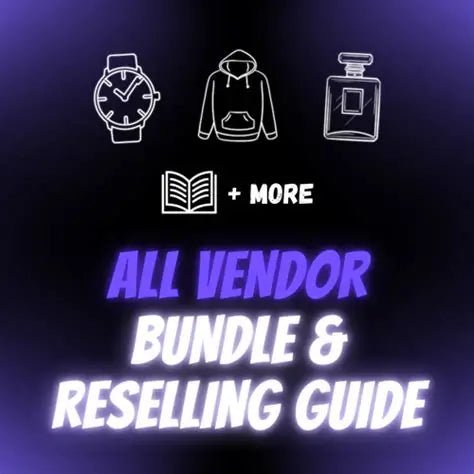 all of my vendors. and reselling guide